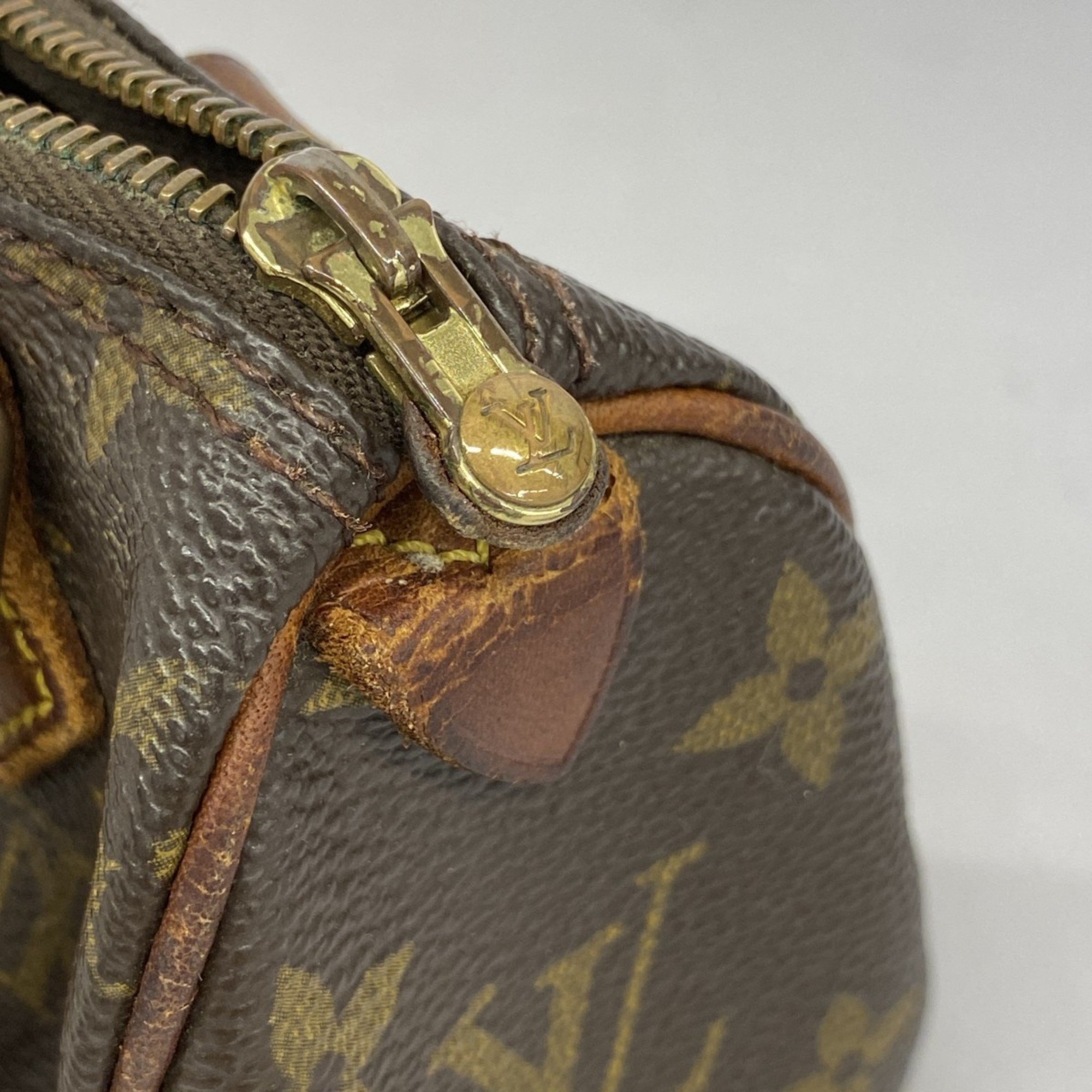 Louis Vuitton Handbag Monogram Speedy M41534 Brown Ladies