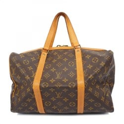 Louis Vuitton Boston Bag Monogram Sax Pool 35 M41626 Brown Men's Women's