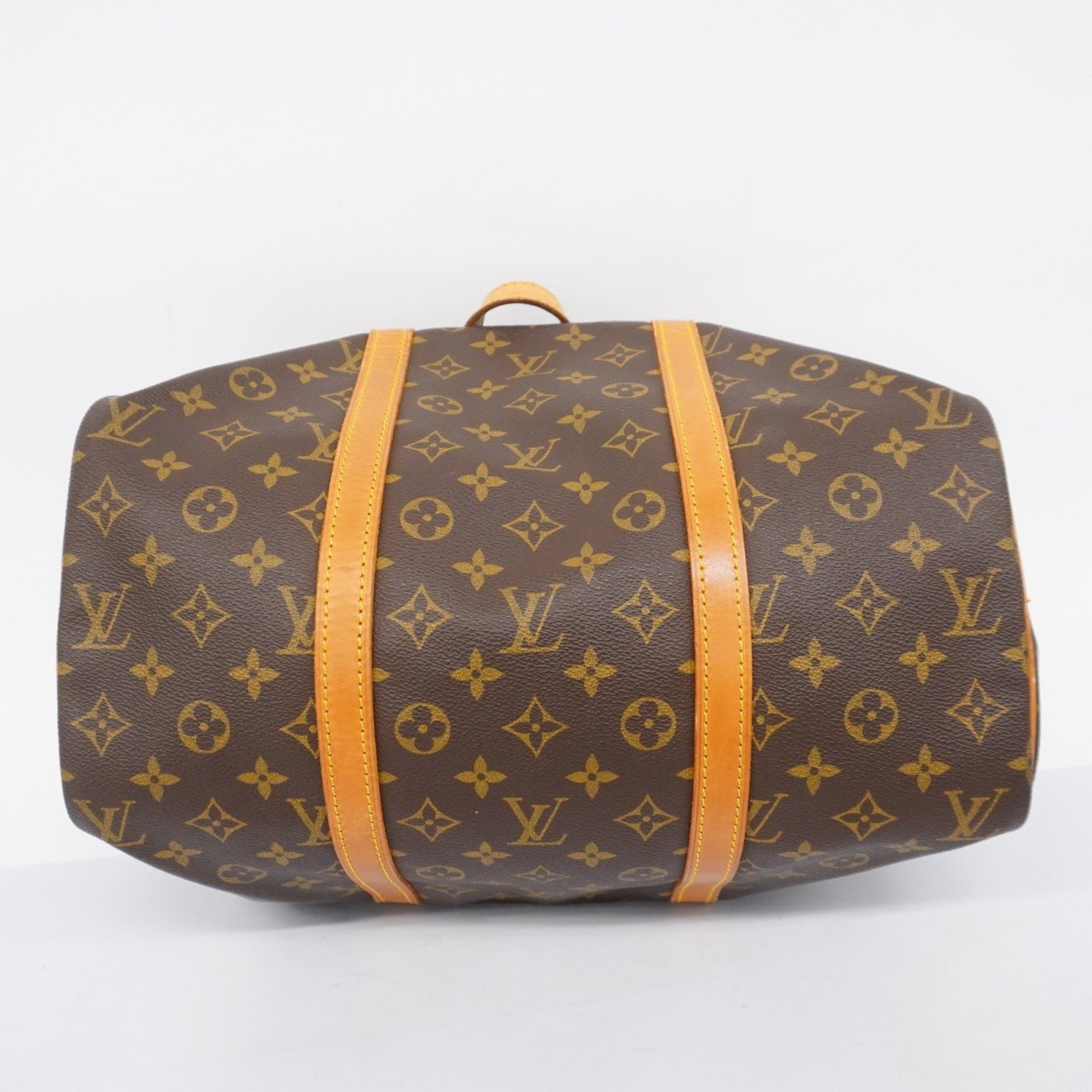 Louis Vuitton Boston Bag Monogram Sax Pool 35 M41626 Brown Men's Women's