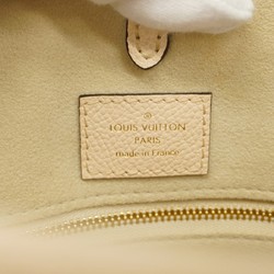 Louis Vuitton Tote Bag Monogram Empreinte On the Go MM M45717 Crème Saffron Ladies