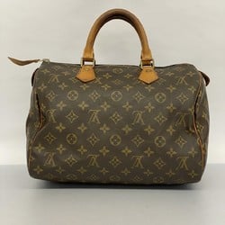 Louis Vuitton Handbag Monogram Speedy 30 M41108 Brown Ladies