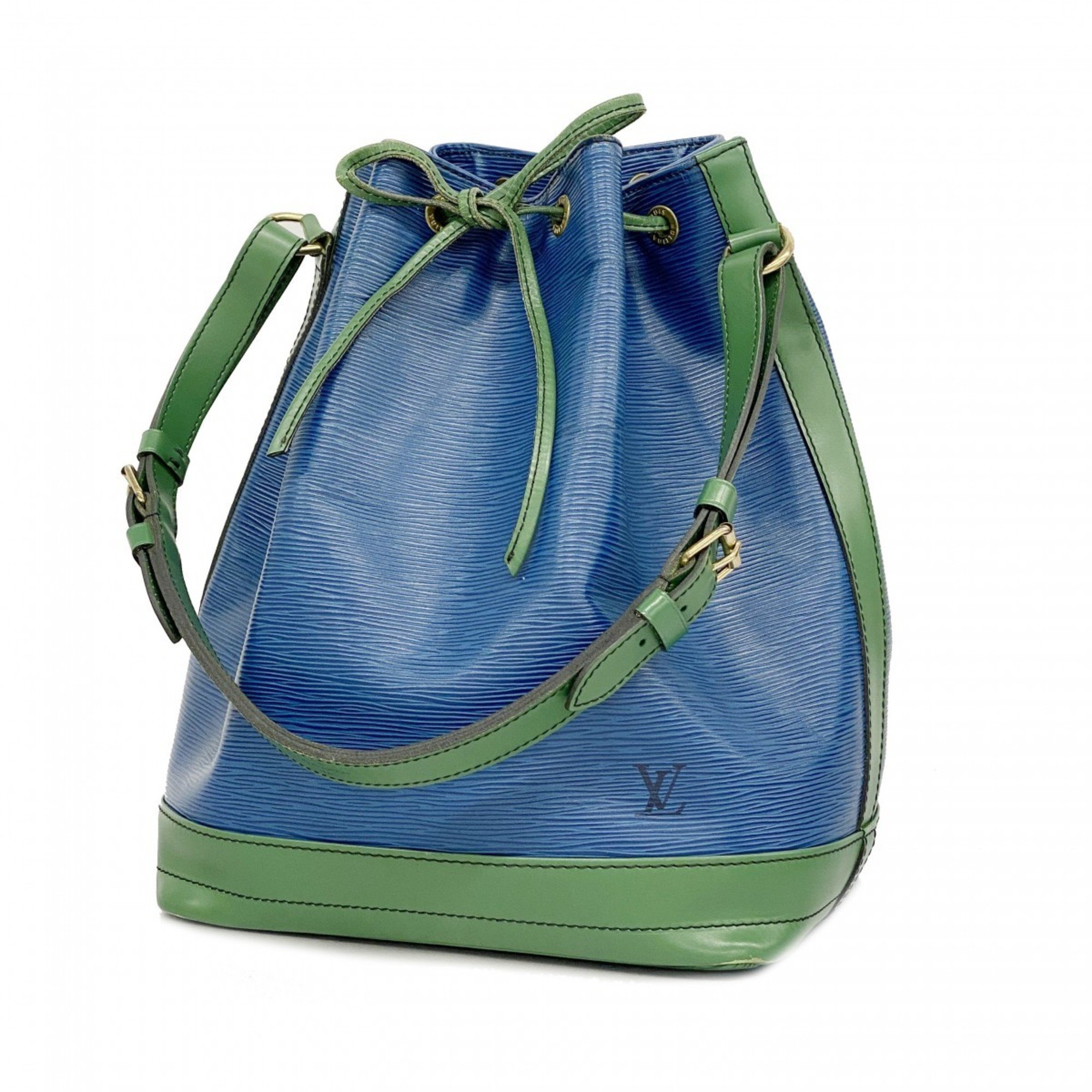 Louis Vuitton Shoulder Bag Epi Bicolor M44044 Toledo Blue Borneo Green Ladies