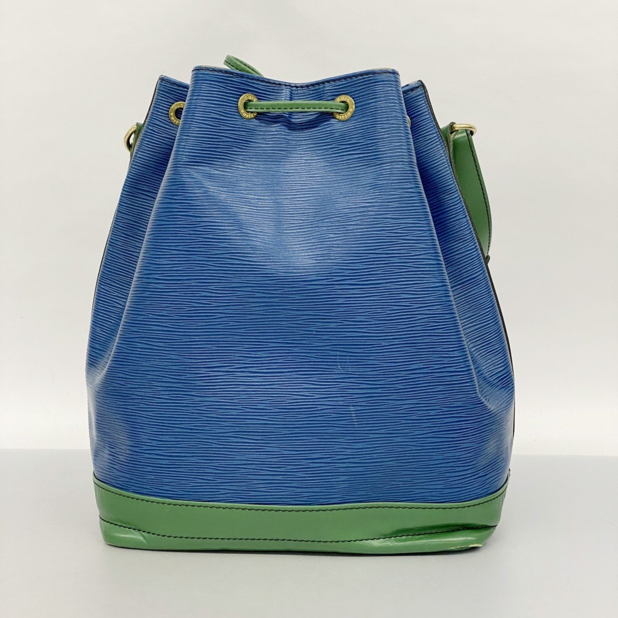 Louis Vuitton Shoulder Bag Epi Bicolor M44044 Toledo Blue Borneo Green Ladies