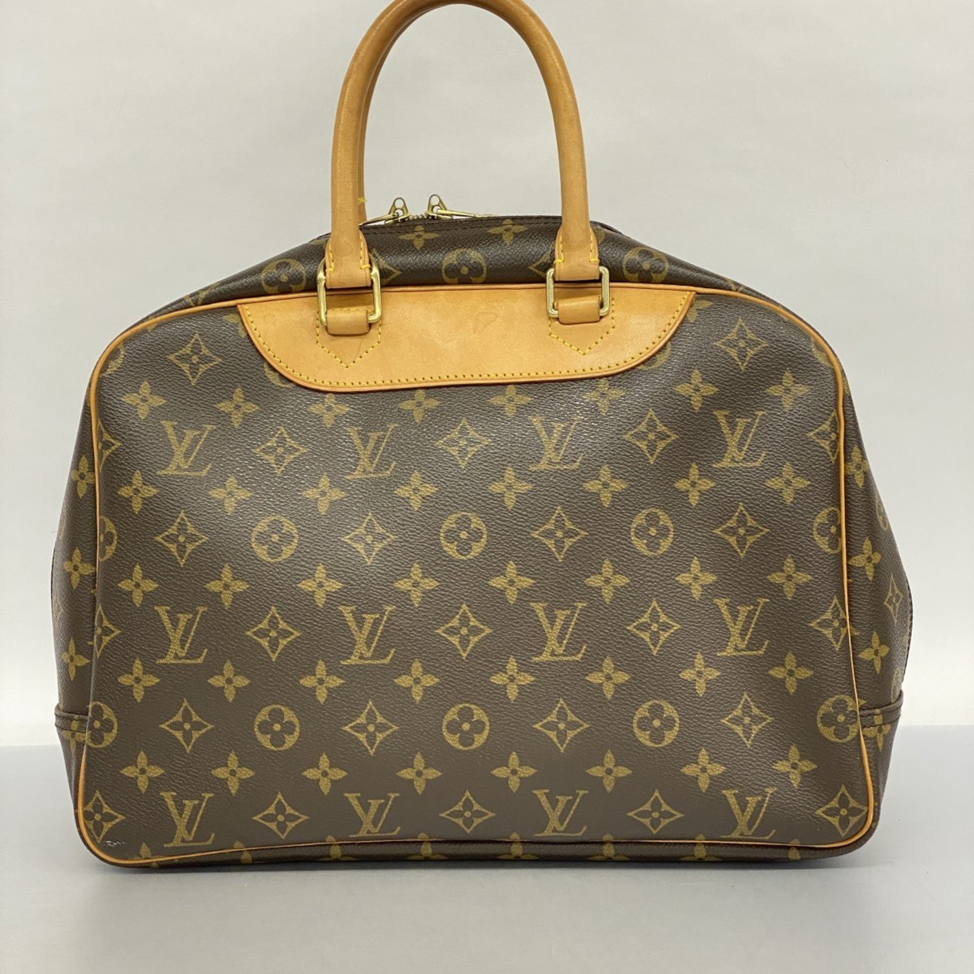 Louis Vuitton Handbag Monogram Deauville M47270 Brown Ladies