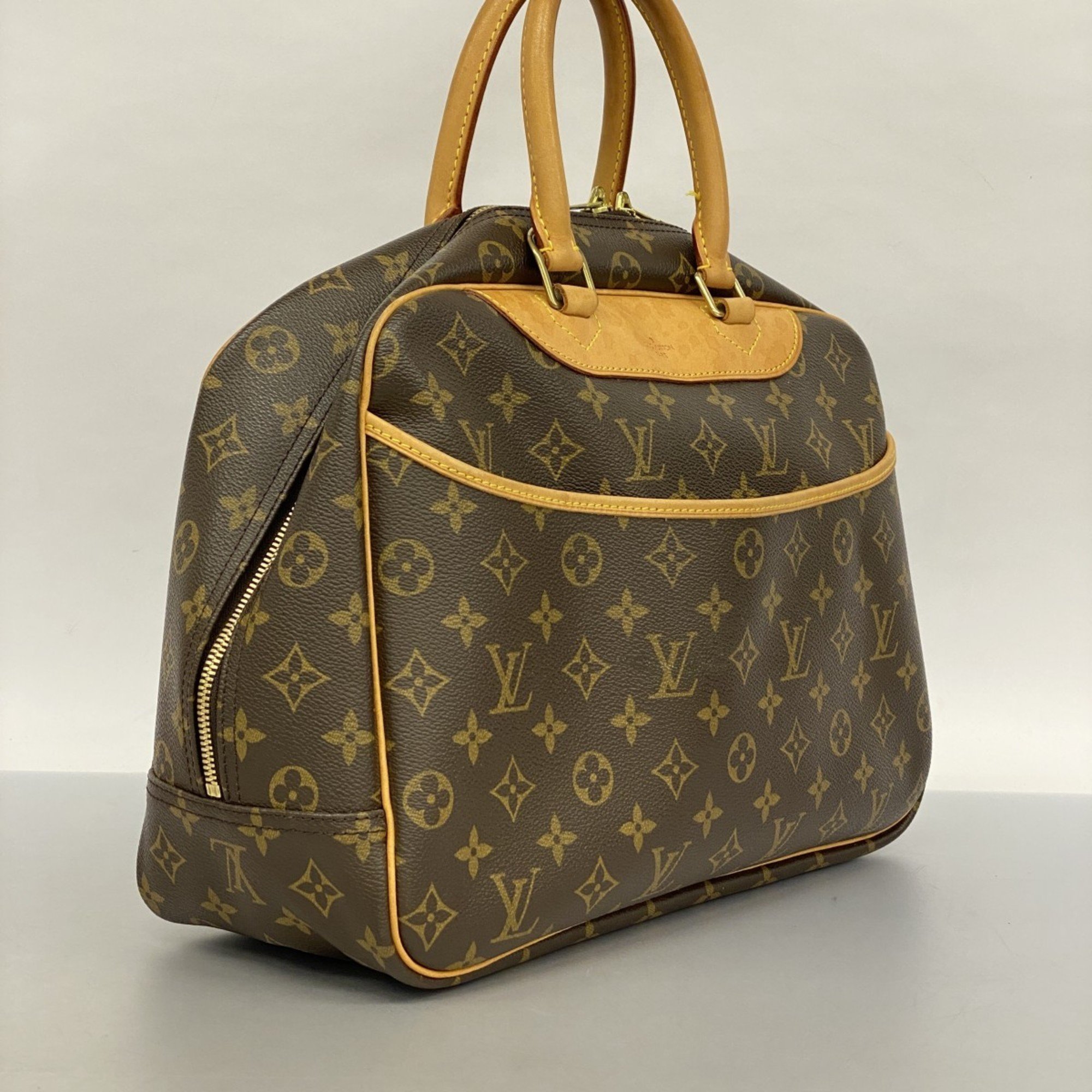 Louis Vuitton Handbag Monogram Deauville M47270 Brown Ladies