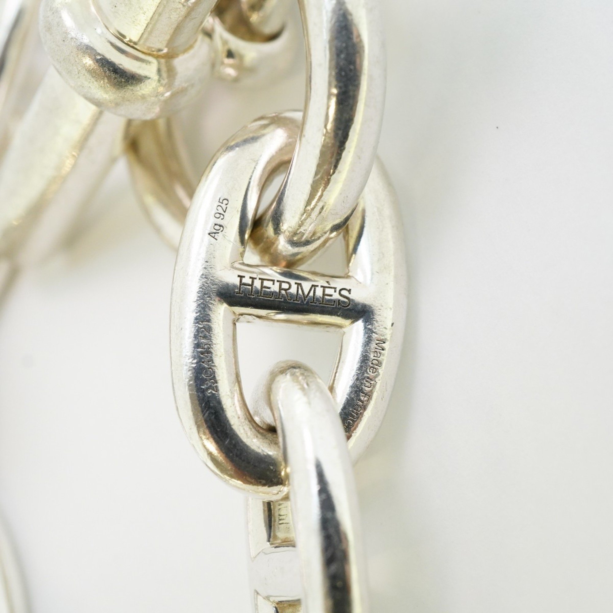 Hermes Bracelet Chaine d'Ancre Silver 925 for Men and Women