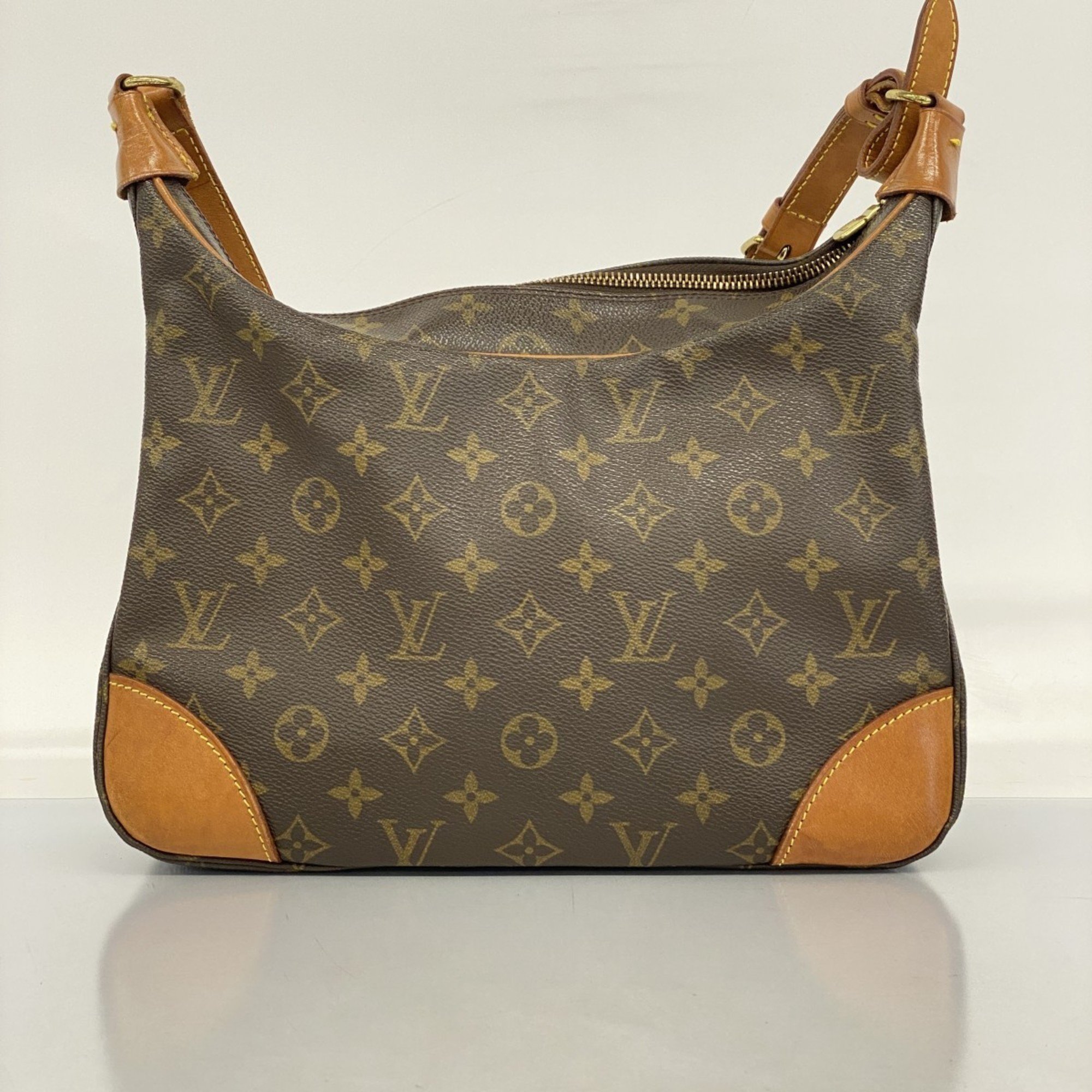 Louis Vuitton Shoulder Bag Monogram Boulogne 30 M51265 Brown Women's