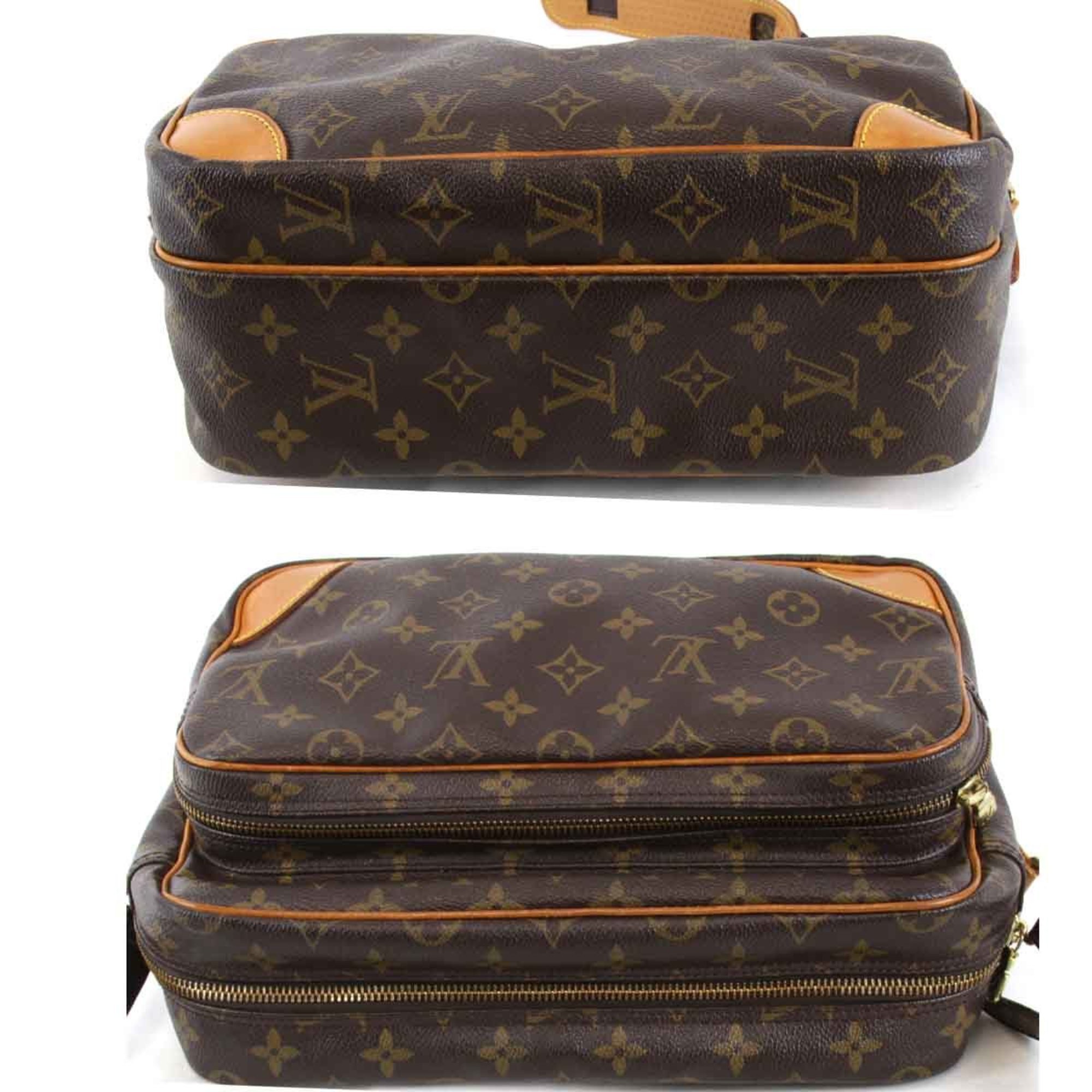 LOUIS VUITTON Louis Vuitton Nile M45244 Shoulder Bag Monogram Canvas Brown Women's