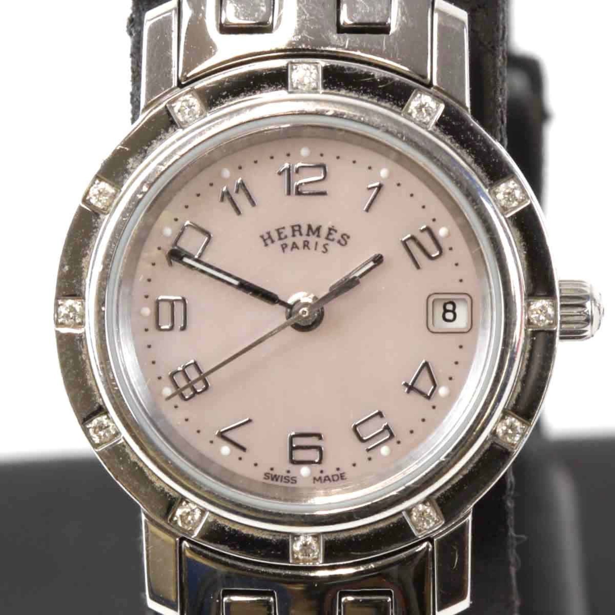 HERMES Clipper watch, quartz, ladies