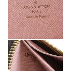 LOUIS VUITTON Louis Vuitton Zippy Wallet N60046 Long Damier Canvas Brown Women's