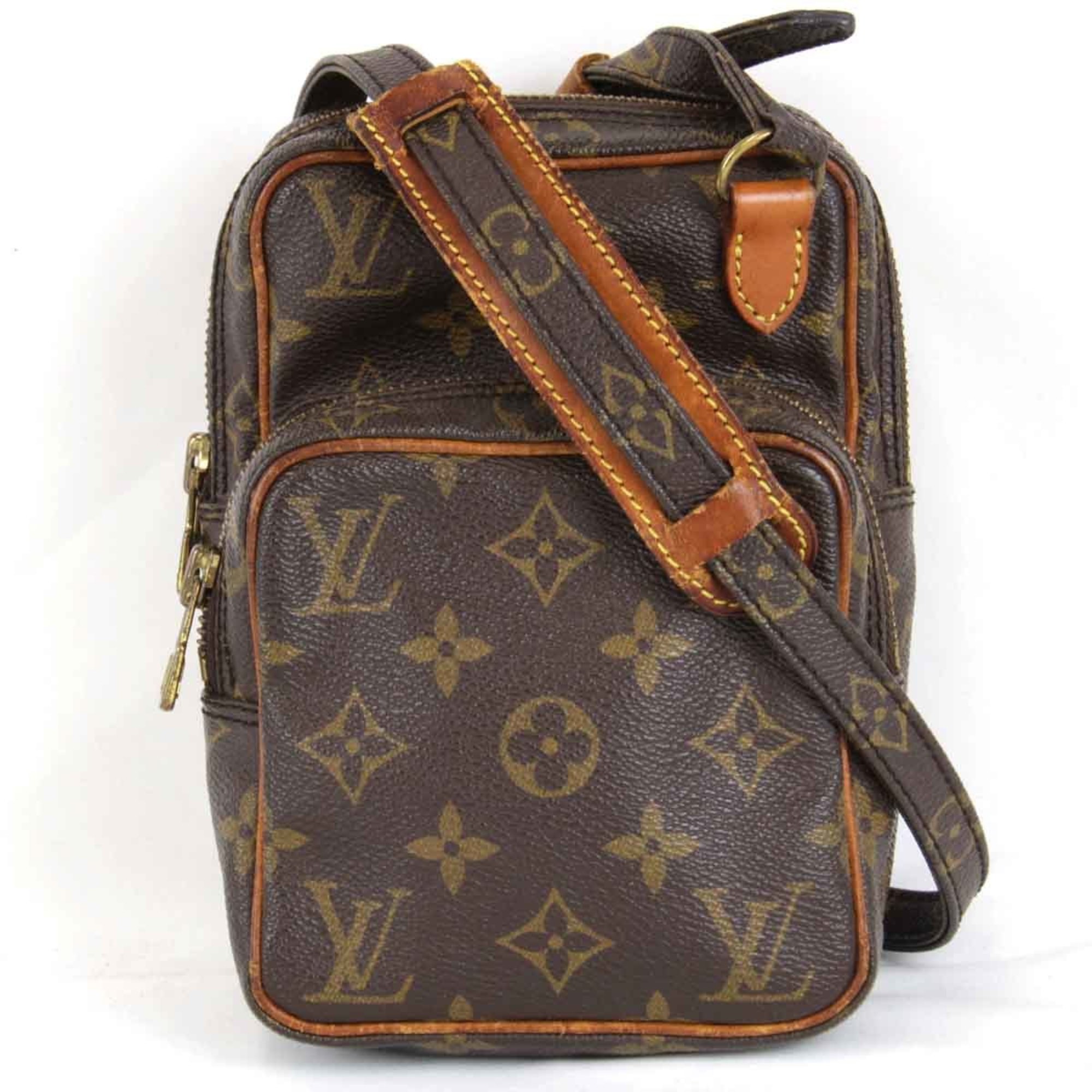 LOUIS VUITTON Louis Vuitton Amazon M45238 Shoulder Bag Monogram Canvas Brown Women's