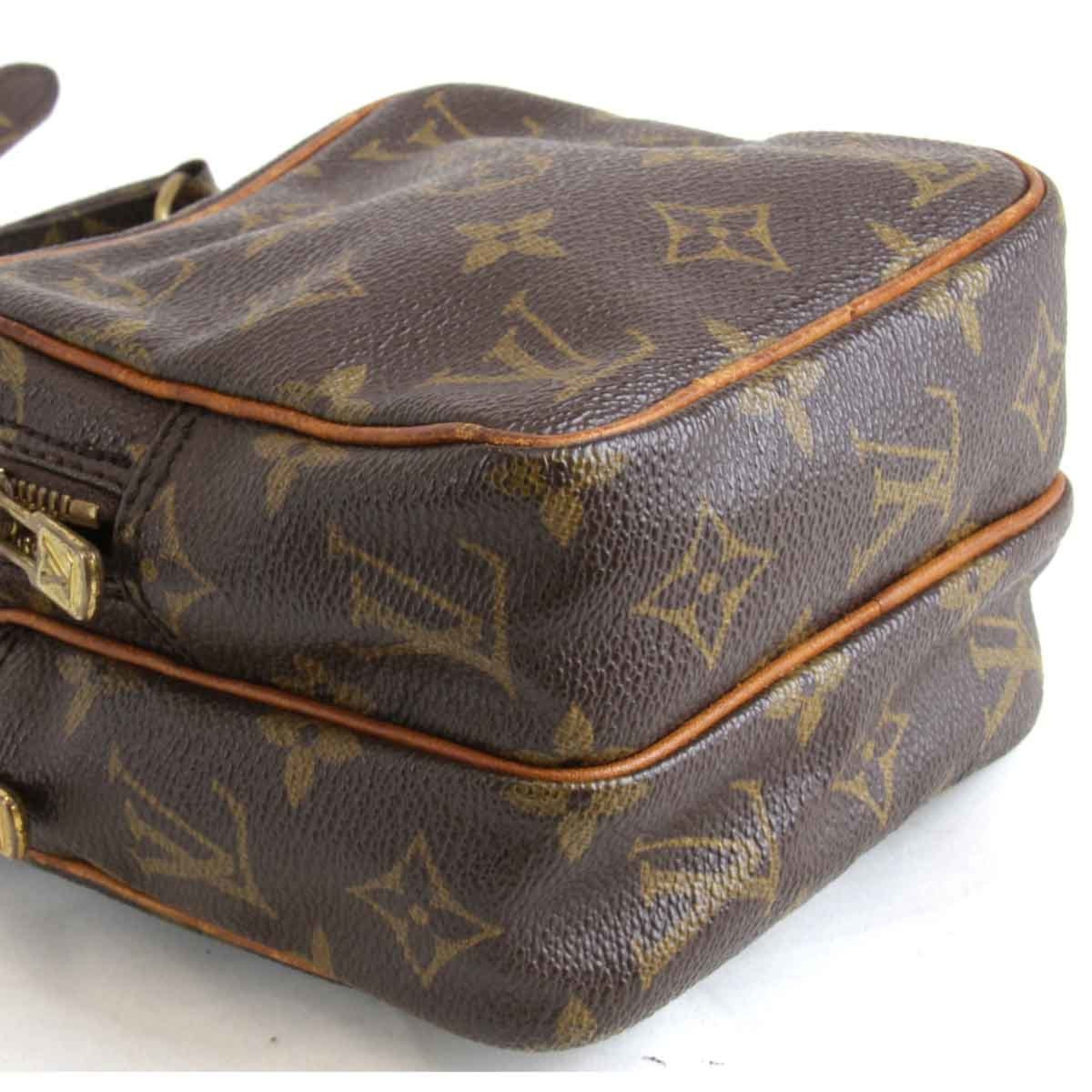 LOUIS VUITTON Louis Vuitton Amazon M45238 Shoulder Bag Monogram Canvas Brown Women's