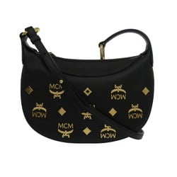 MCM AREN MWHCATA02BK001 Calf Black Shoulder Bag 0240