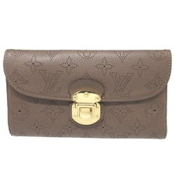 Louis Vuitton Monogram Mahina Portefeuille Amelia M95968 Bi-fold long wallet 1344LOUIS VUITTON