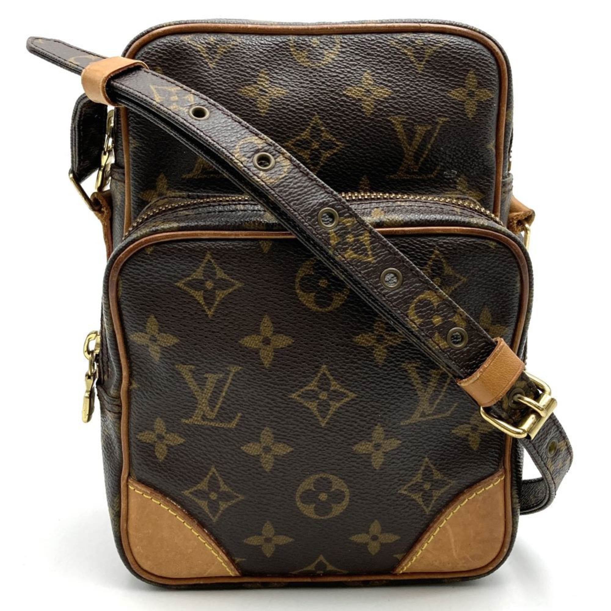 LOUIS VUITTON Louis Vuitton Amazon Shoulder Bag Monogram Canvas Brown M45236 Women's