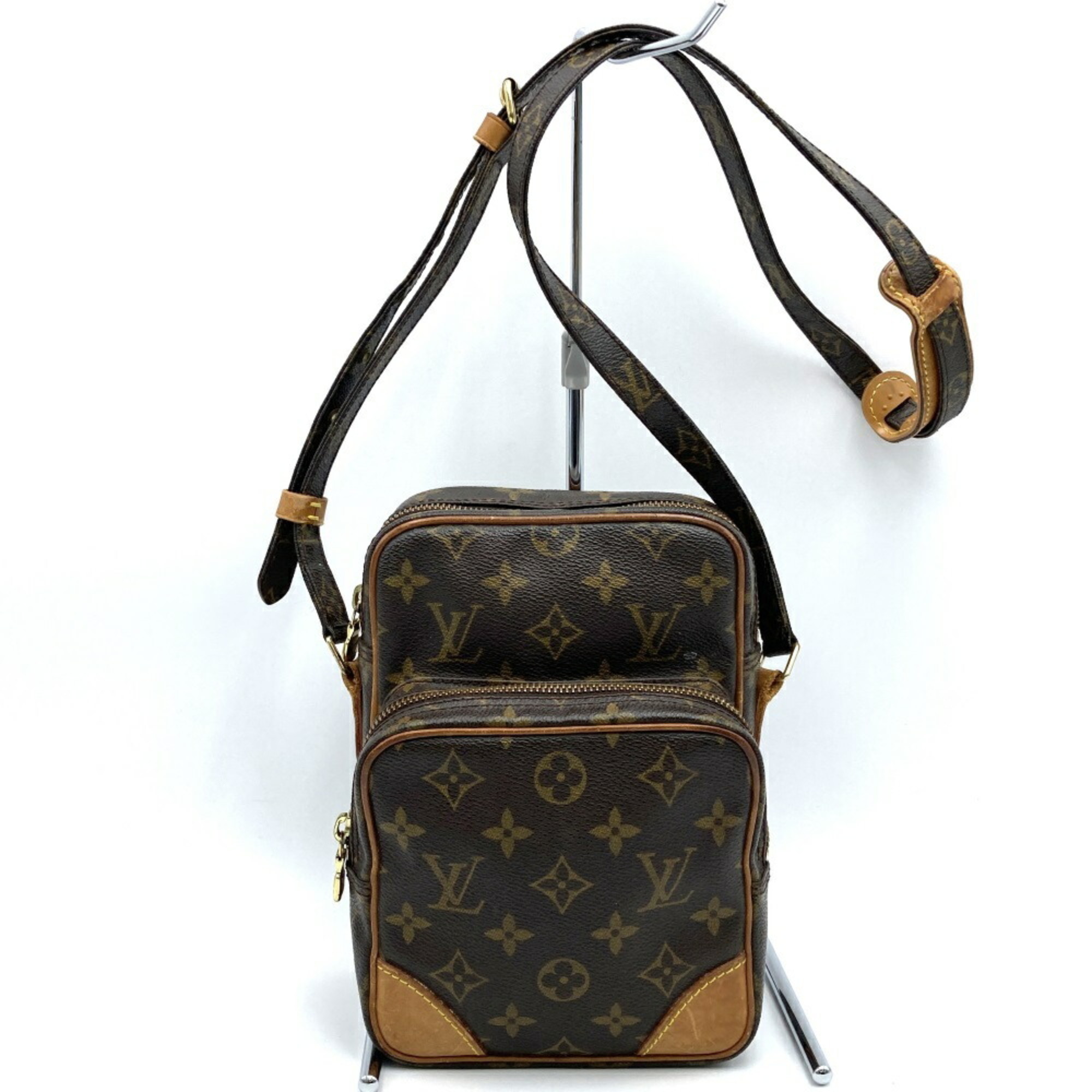 LOUIS VUITTON Louis Vuitton Amazon Shoulder Bag Monogram Canvas Brown M45236 Women's