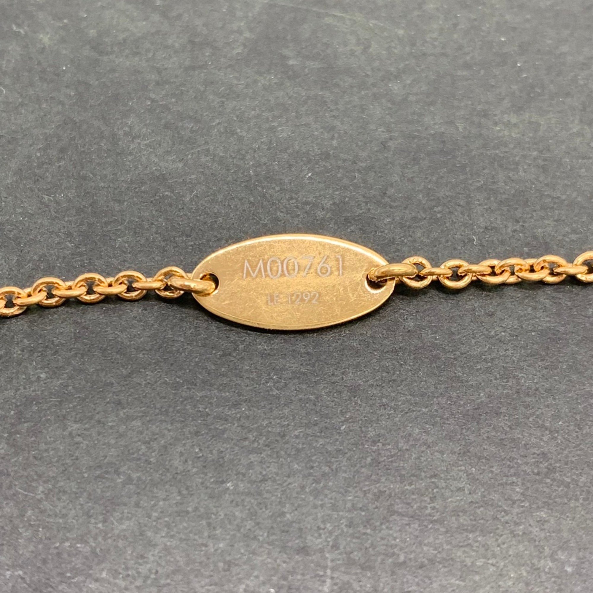 LOUIS VUITTON Louis Vuitton Bracelet LV Eclipse M00761 Gold Women's