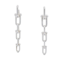 Tiffany HardWear Graduated Link Earrings, 925 Silver, 0188TIFFANY&Co.