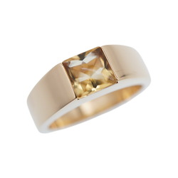 Cartier Tank Citrine K18YG Ring Yellow Gold 2029CARTIER