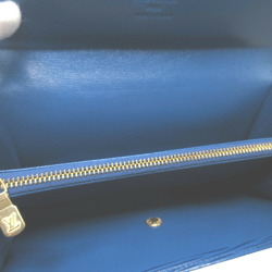 Louis Vuitton Epi Pochette Porto Monnaie Credit M63575 Toledo Blue 1350LOUIS VUITTON