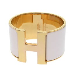 Hermes Click H Extra Large White Bangle 0819 HERMES Clack TGM XL