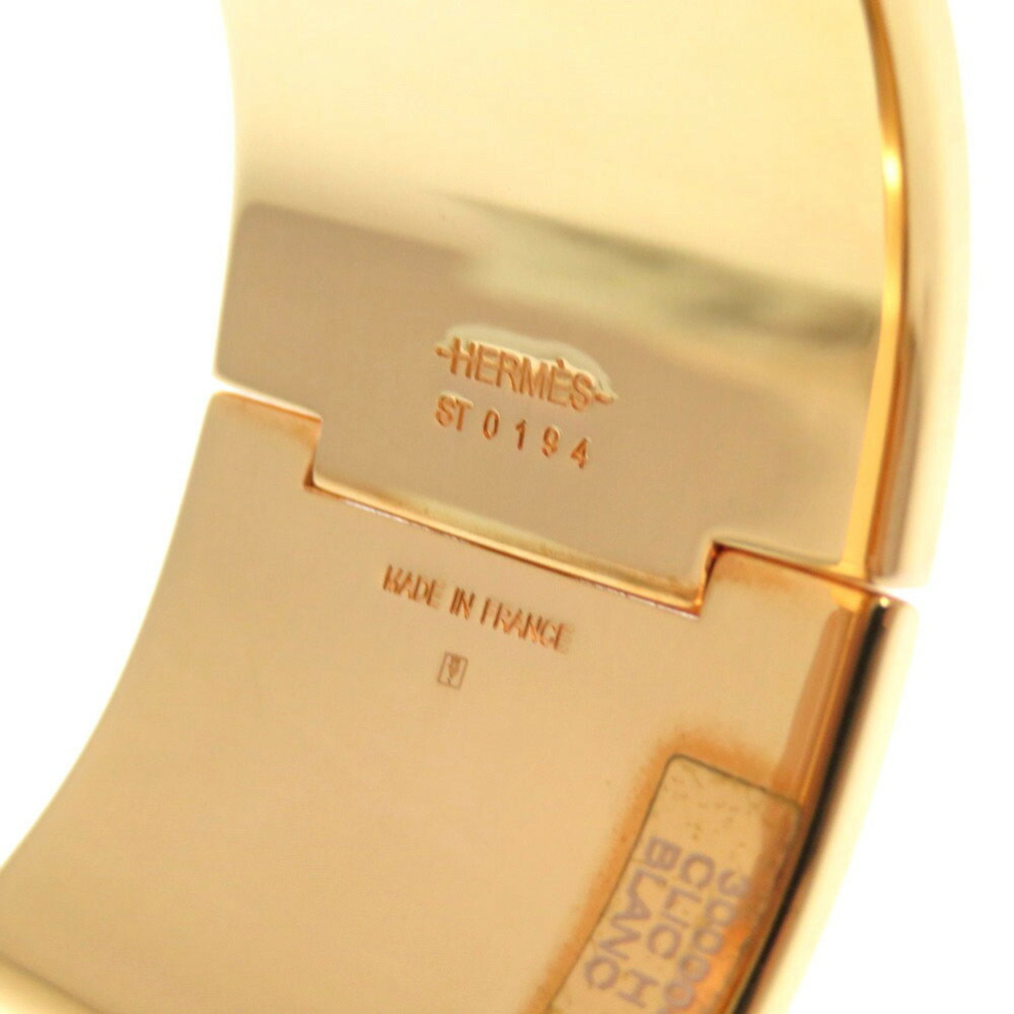 Hermes Click H Extra Large White Bangle 0819 HERMES Clack TGM XL