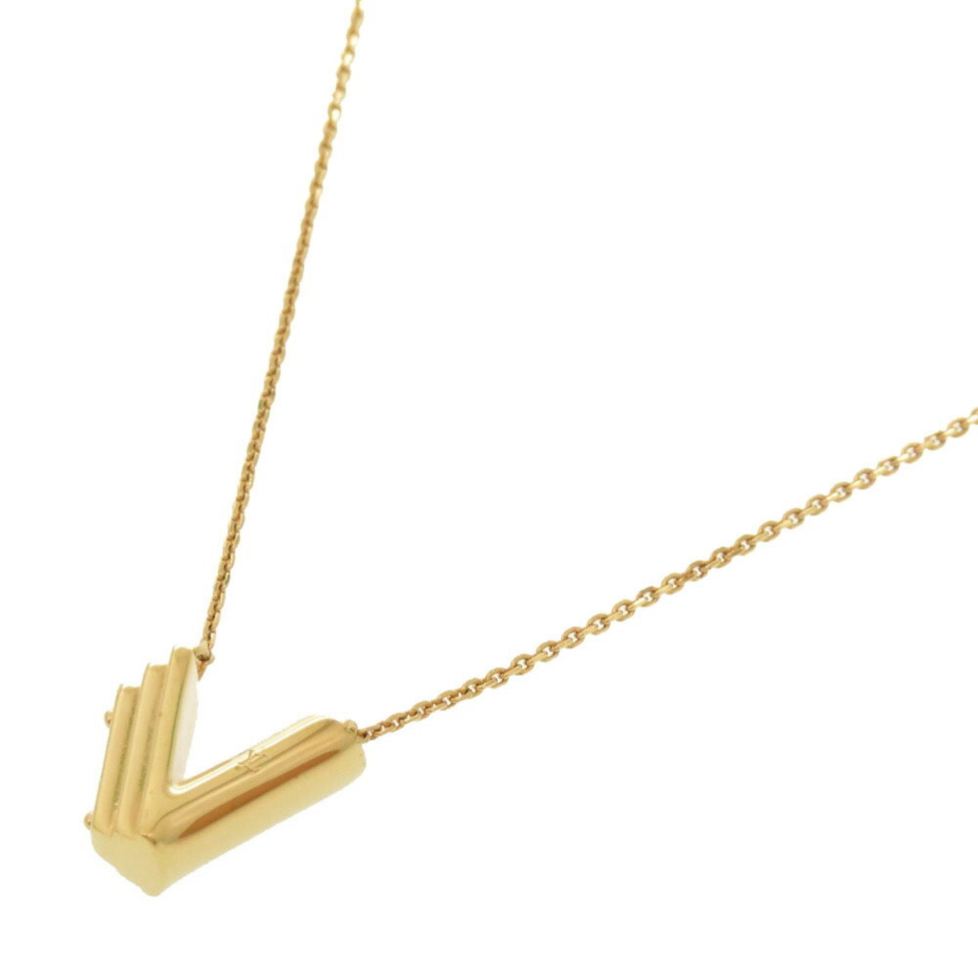 Louis Vuitton LV&ME V Necklace M61077 Gold LV 0532 LOUIS VUITTON