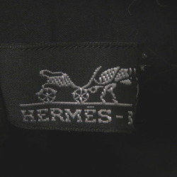 Hermes Amedaba Tote Bag Wool Leather Black 0602HERMES