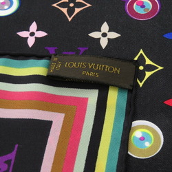 Louis Vuitton I Love Monogram Scarf Muffler Multicolor Noir Black M71916 Takashi Murakami LV 0191 LOUIS VUITTON