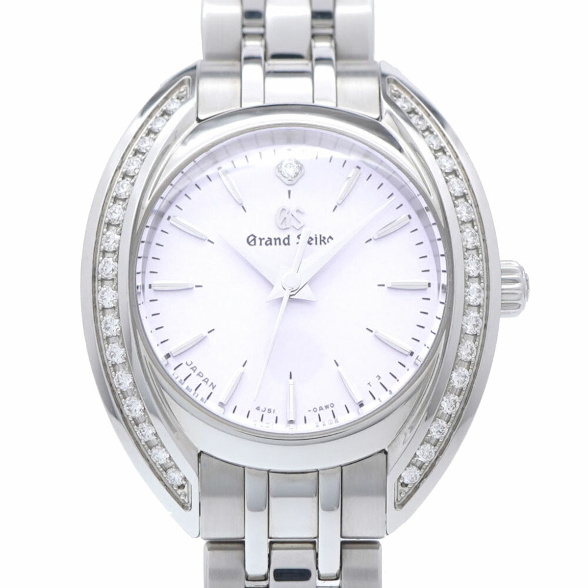 Seiko Grand Elegance Collection STGF349 / 4J51-0AR0 Quartz Watch SS/Diamond Purple 0053SEIKO Ladies