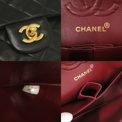 Chanel Matelasse 23 Lambskin Black Double Flap 4th Series A01113 Shoulder Bag Coco Mark 0780 CHANEL