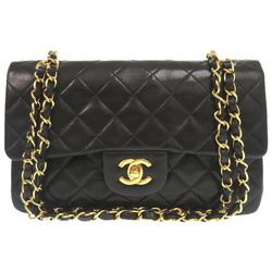 Chanel Matelasse 23 Lambskin Black Double Flap 4th Series A01113 Shoulder Bag Coco Mark 0780 CHANEL