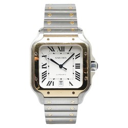 Cartier Santos de LM Watch W2SA0009 Automatic Silver Dial Stainless Steel Men's CARTIER