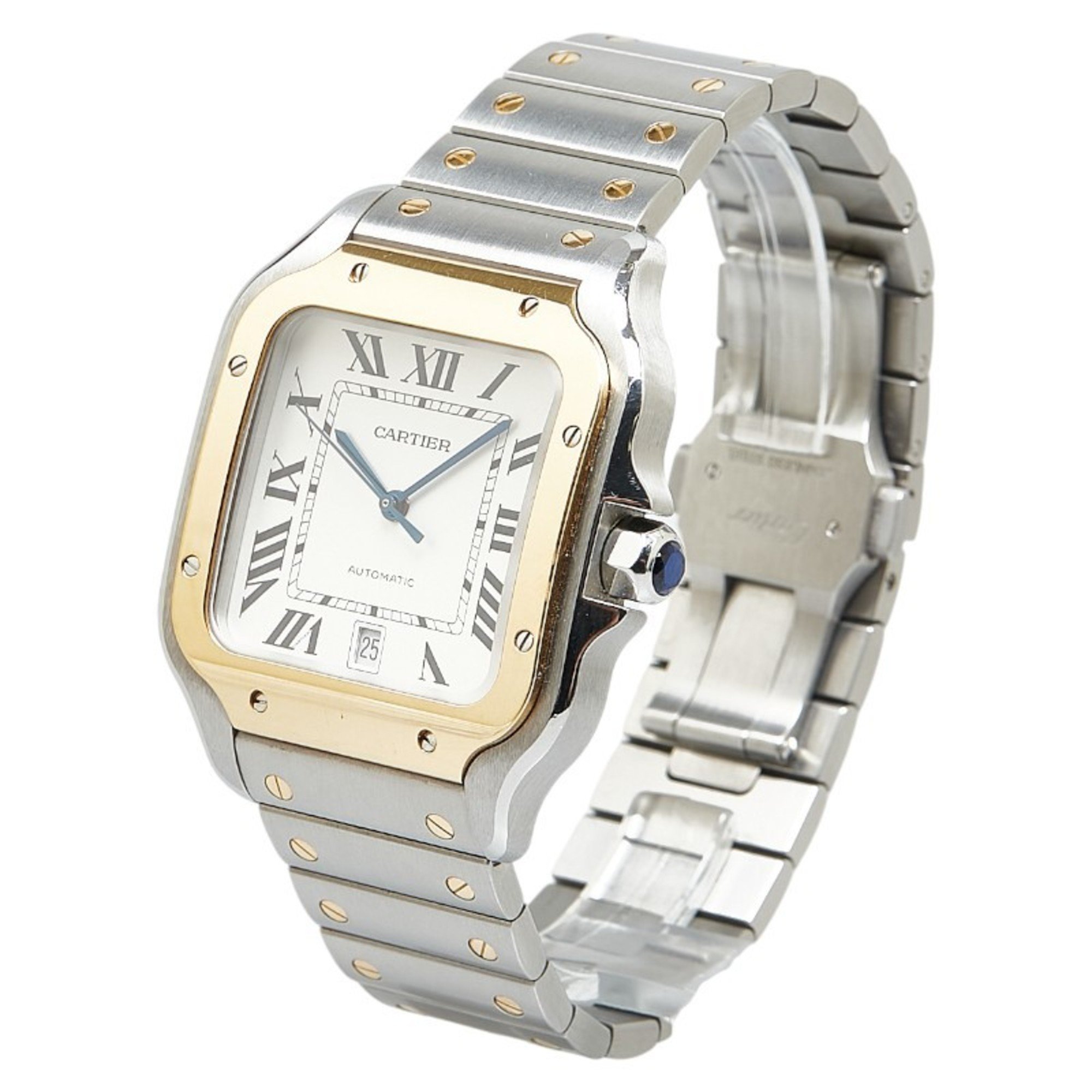 Cartier Santos de LM Watch W2SA0009 Automatic Silver Dial Stainless Steel Men's CARTIER