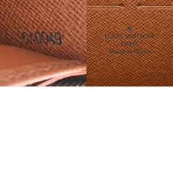 LOUIS VUITTON Louis Vuitton Monogram Rose Zippy Wallet Brown M93759 Women's Leather Long