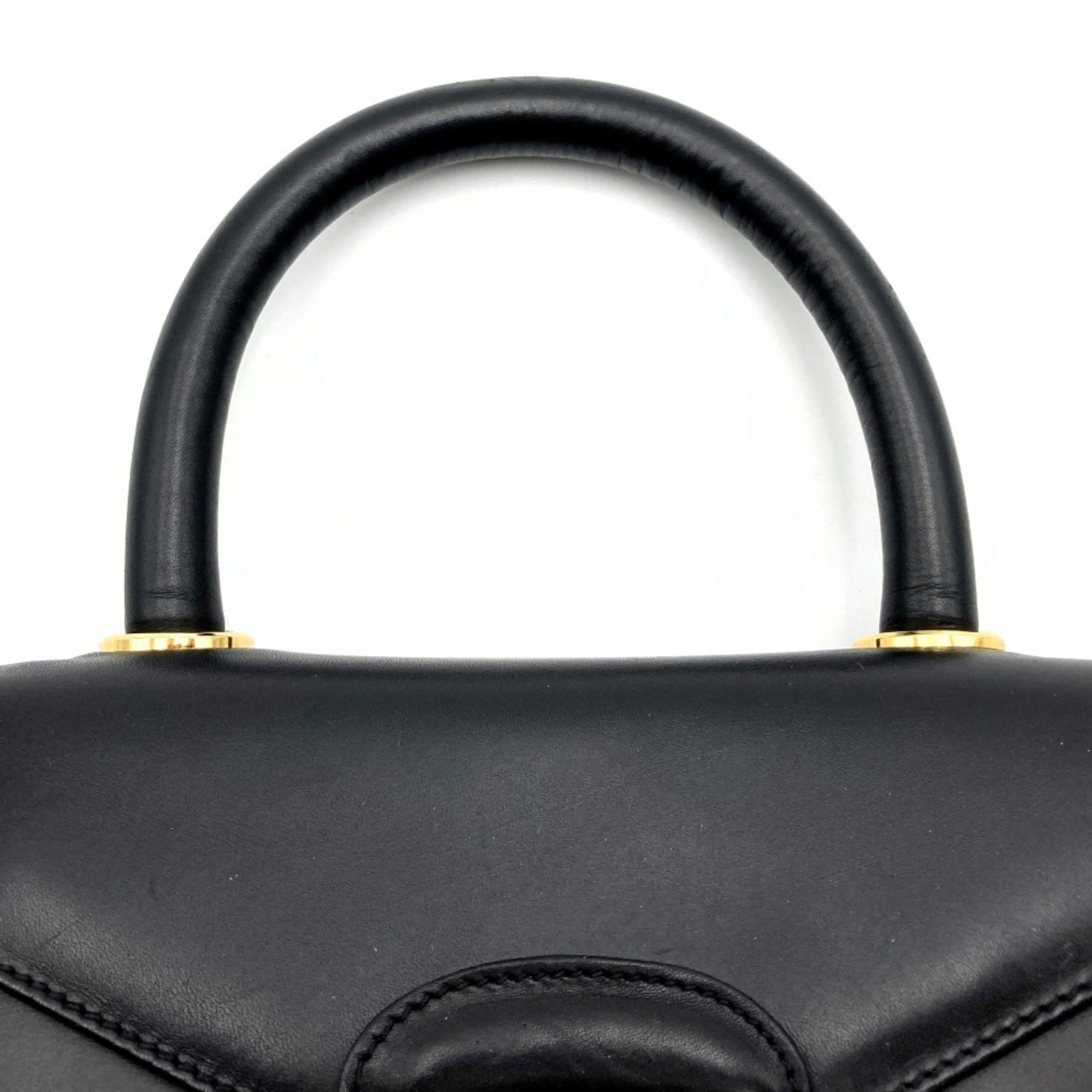 Salvatore Ferragamo AN 21 1668 handbag, leather, black, for women