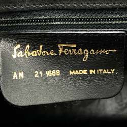 Salvatore Ferragamo AN 21 1668 handbag, leather, black, for women