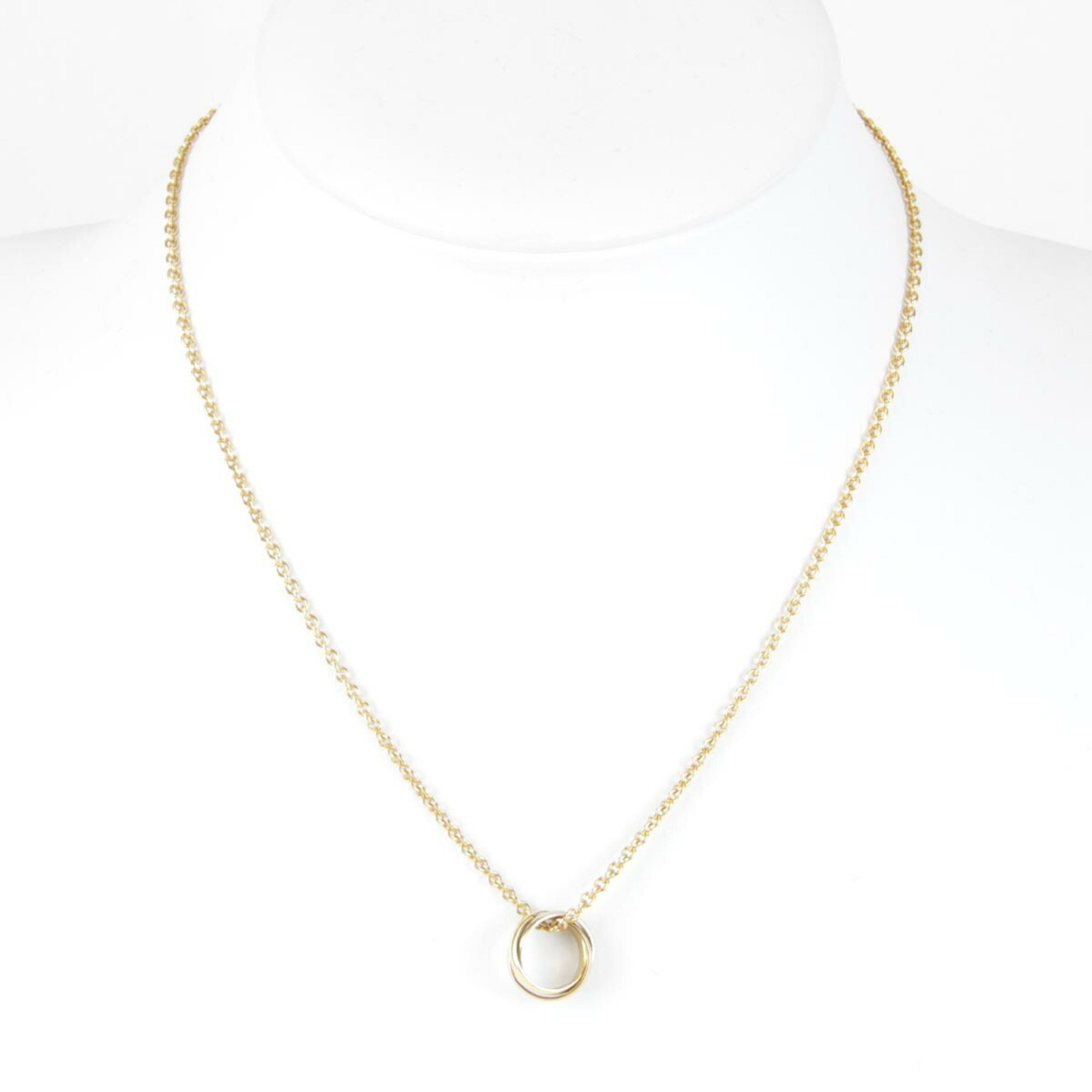 CARTIER Trinity Necklace, K18, 9.0g, for women