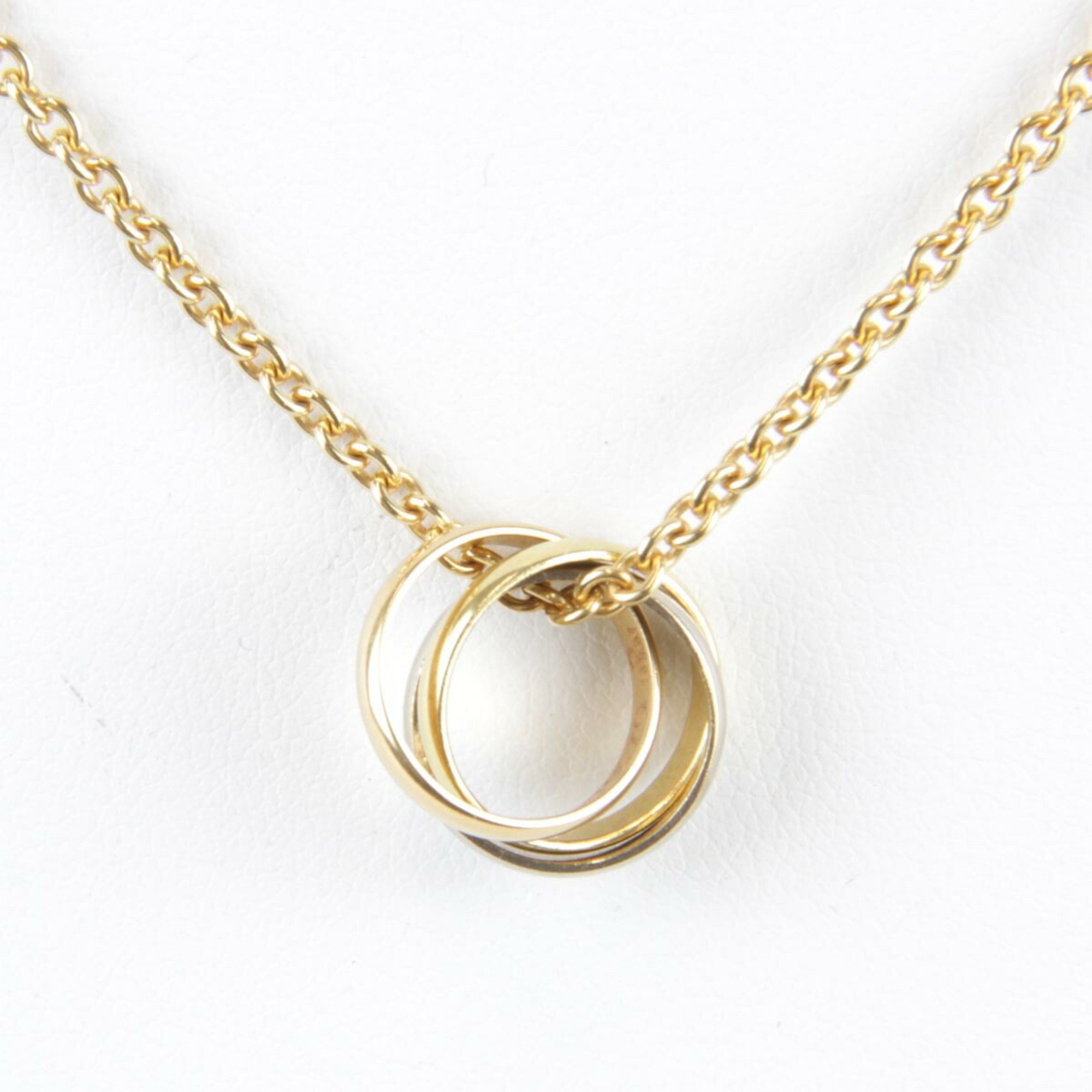 CARTIER Trinity Necklace, K18, 9.0g, for women