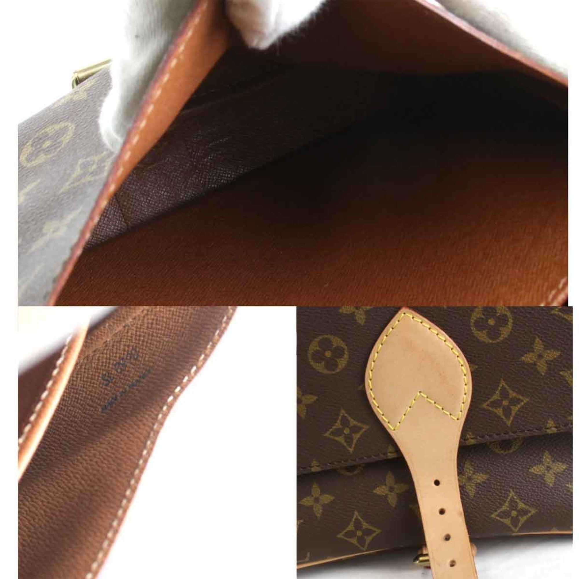 LOUIS VUITTON Louis Vuitton Cartesier M51253 Shoulder Bag Monogram Canvas Brown Women's