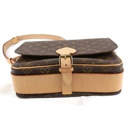 LOUIS VUITTON Louis Vuitton Cartesier M51253 Shoulder Bag Monogram Canvas Brown Women's