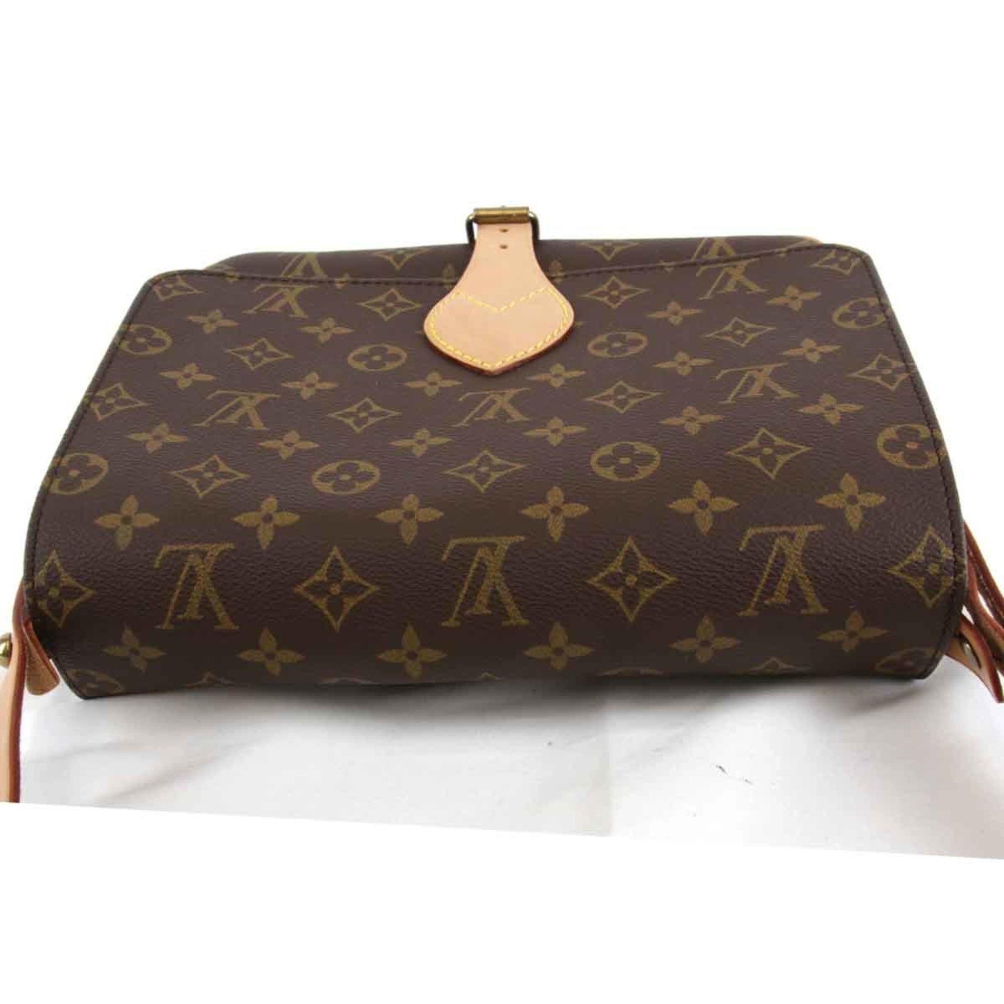 LOUIS VUITTON Louis Vuitton Cartesier M51253 Shoulder Bag Monogram Canvas Brown Women's