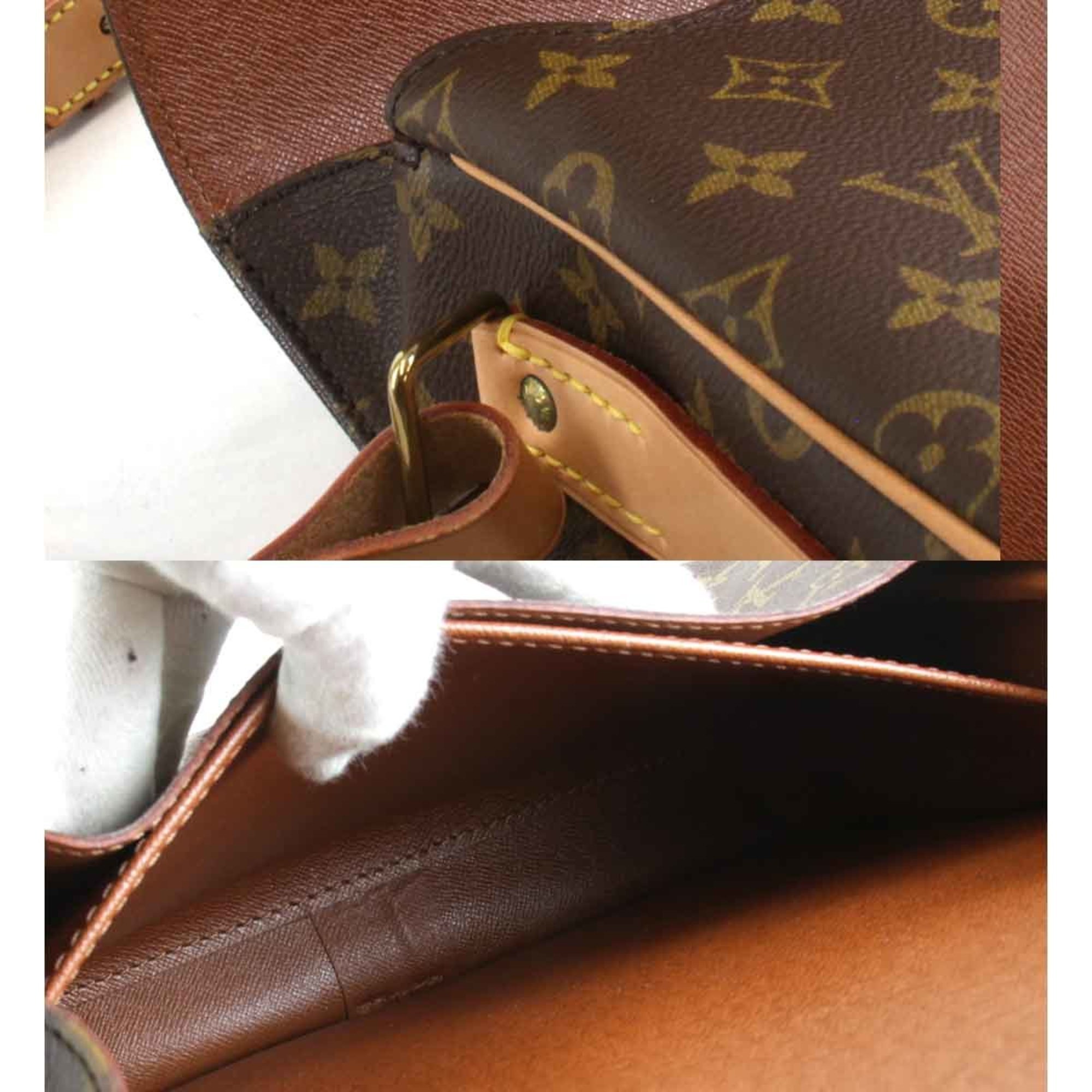 LOUIS VUITTON Louis Vuitton Cartesier M51253 Shoulder Bag Monogram Canvas Brown Women's