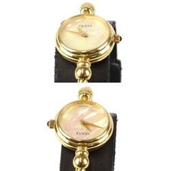 GUCCI Shell Dial Bangle Watch 2700.2.L Quartz Ladies