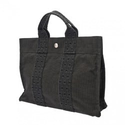 HERMES Hermes Air Line PM Grey Women's Canvas Tote Bag