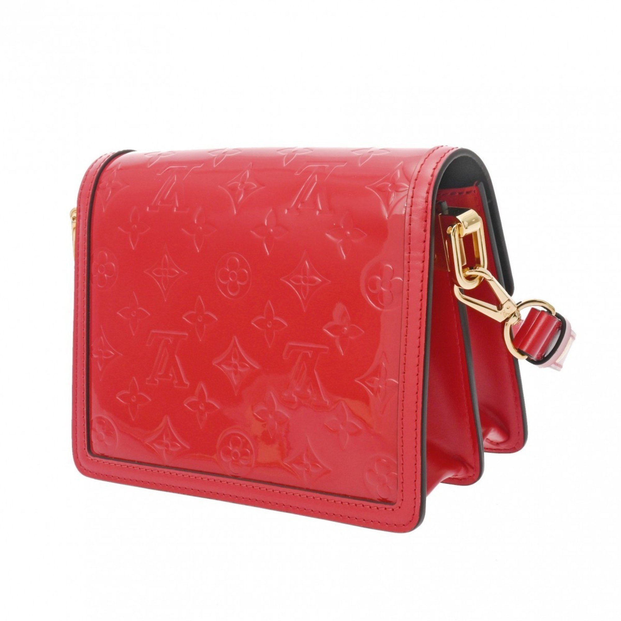 LOUIS VUITTON Louis Vuitton Vernis Dauphine MINI Model number unknown Rouge Women's Shoulder bag