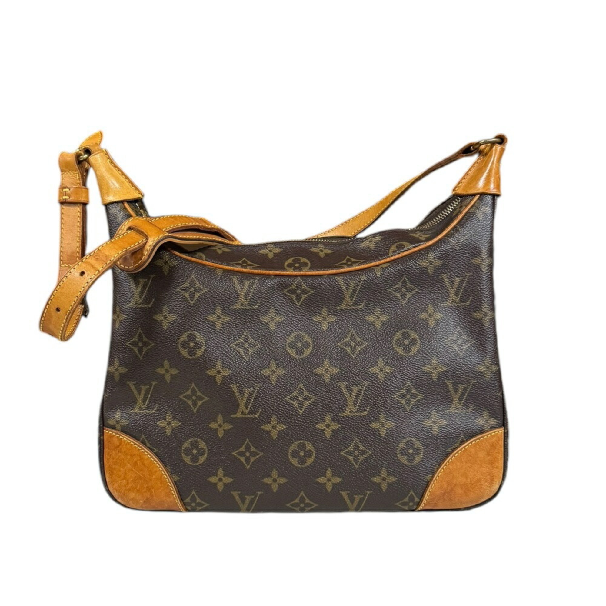 Louis Vuitton Boulogne 30 Monogram Shoulder Bag Canvas M51265 Brown Women's LOUIS VUITTON