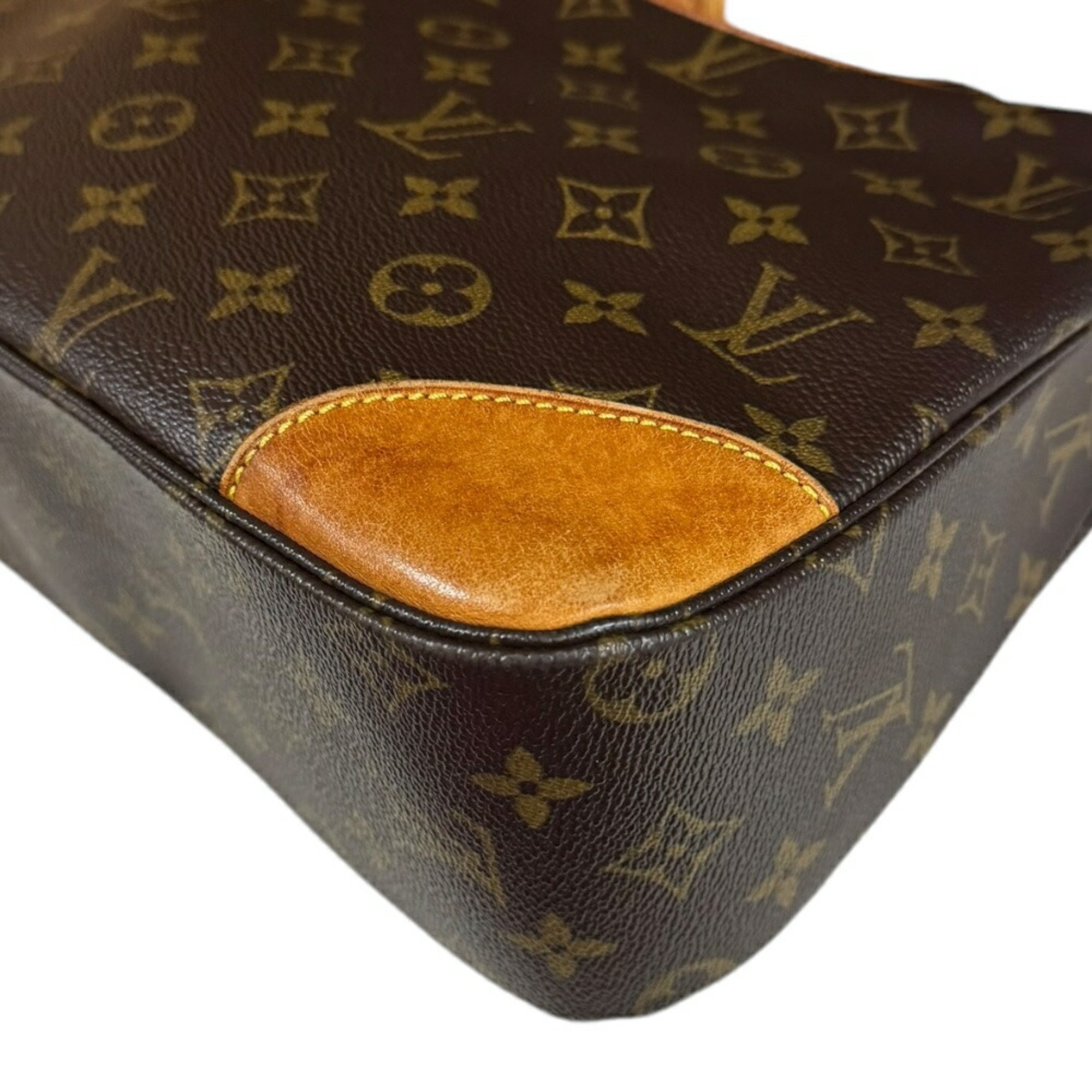 Louis Vuitton Boulogne 30 Monogram Shoulder Bag Canvas M51265 Brown Women's LOUIS VUITTON