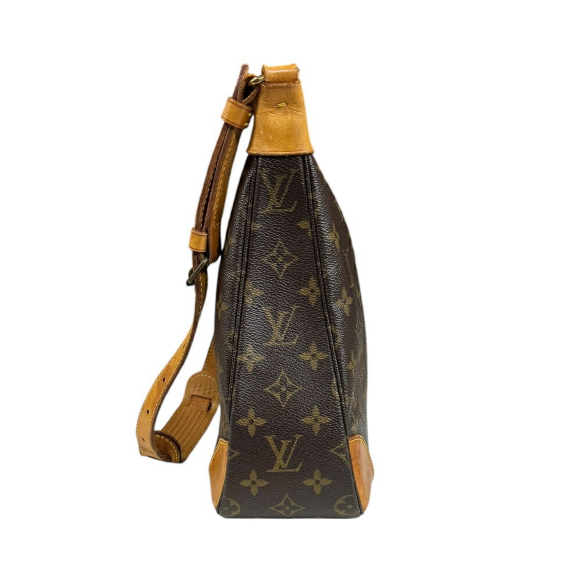 Louis Vuitton Boulogne 30 Monogram Shoulder Bag Canvas M51265 Brown Women's LOUIS VUITTON