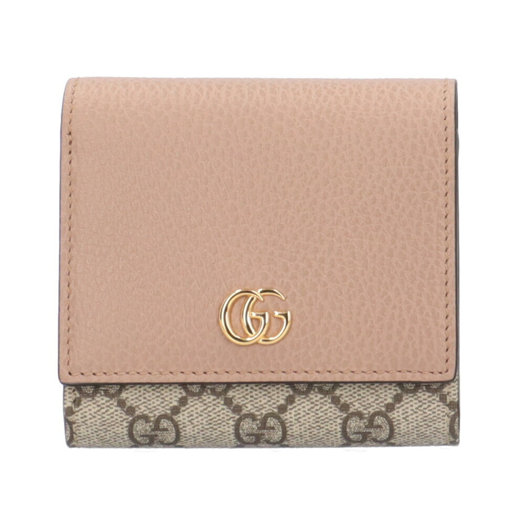 Gucci GG Marmont Bi-fold Wallet Supreme Canvas 598587 Women's GUCCI